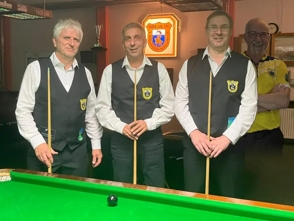2. Mannschaft Snooker - neuer Spieler vorübergehend mit KI eingefügt